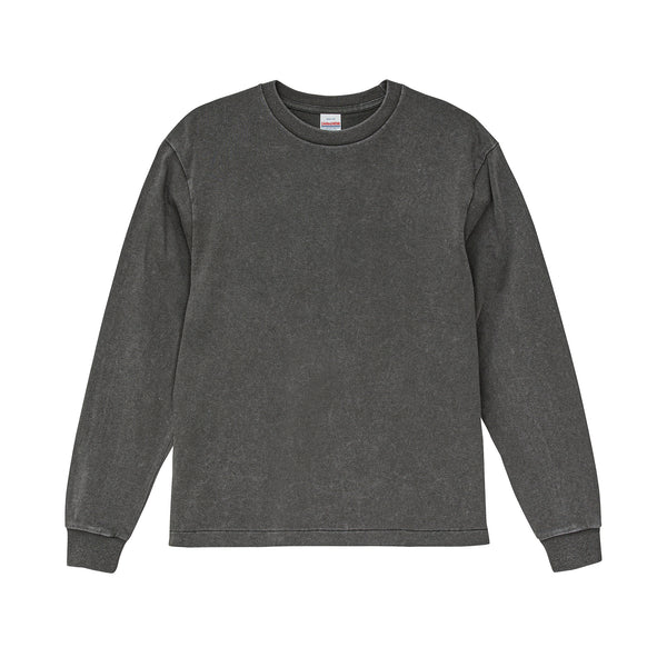 United Athle 4231-01｜6.2オンス オープンエンド フェードウォッシュ ロングスリーブ Tシャツ（2.1インチリブ）