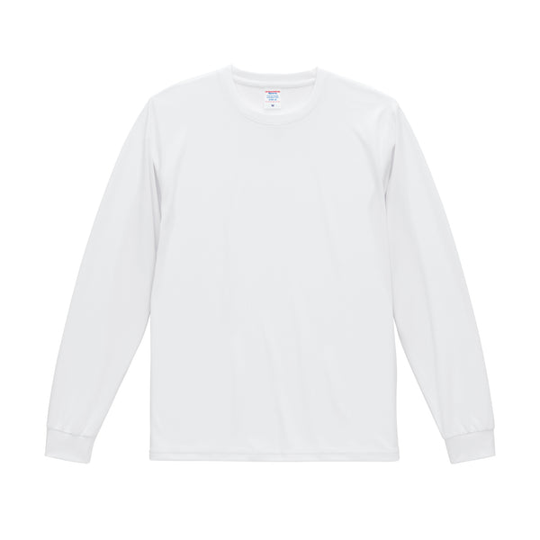 United Athle 5709-01｜4.4オンス ドライスムース リサイクルポリエステル ロングスリーブ Tシャツ